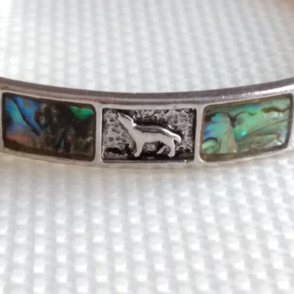 Vintage Monet  Polar Bear Silver Tone Bracelet - Picture 4 of 10